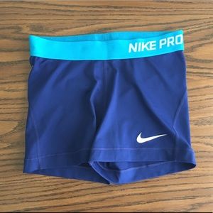 Nike Pro Spandex Shorts 2.5”